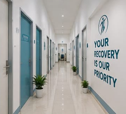Patient Residence at Dr. Harish Kumawat Physio Hospital Kuchaman